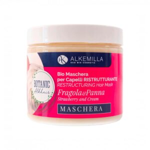 Maschera Capelli Ristrutturante Panna e  Fragola