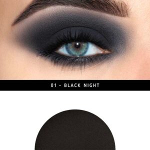 01 Ricarica Ombretto Compatto Biologico Black Night