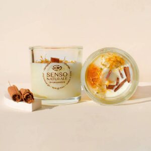 ARANCIA E CANNELLA Candela di Soia profumata - Medium 250 ml