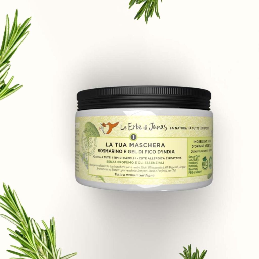 Maschera Capelli Rosmarino Selvatico Sardo BIO