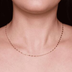 Aida - Collana Maglia Diamantata Oro