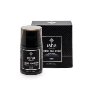 Crema Viso Uomo con Acido Ialuronico e Argan - Profumo Oud