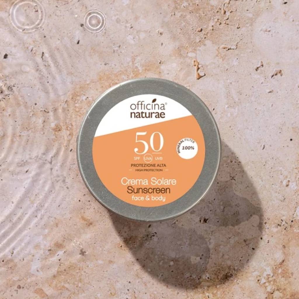Crema Solare SPF 50 Pelli Sensibili - Vaso in alluminio