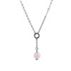 QUARZO ROSA - Mini Zodiac + Collana 45 cm